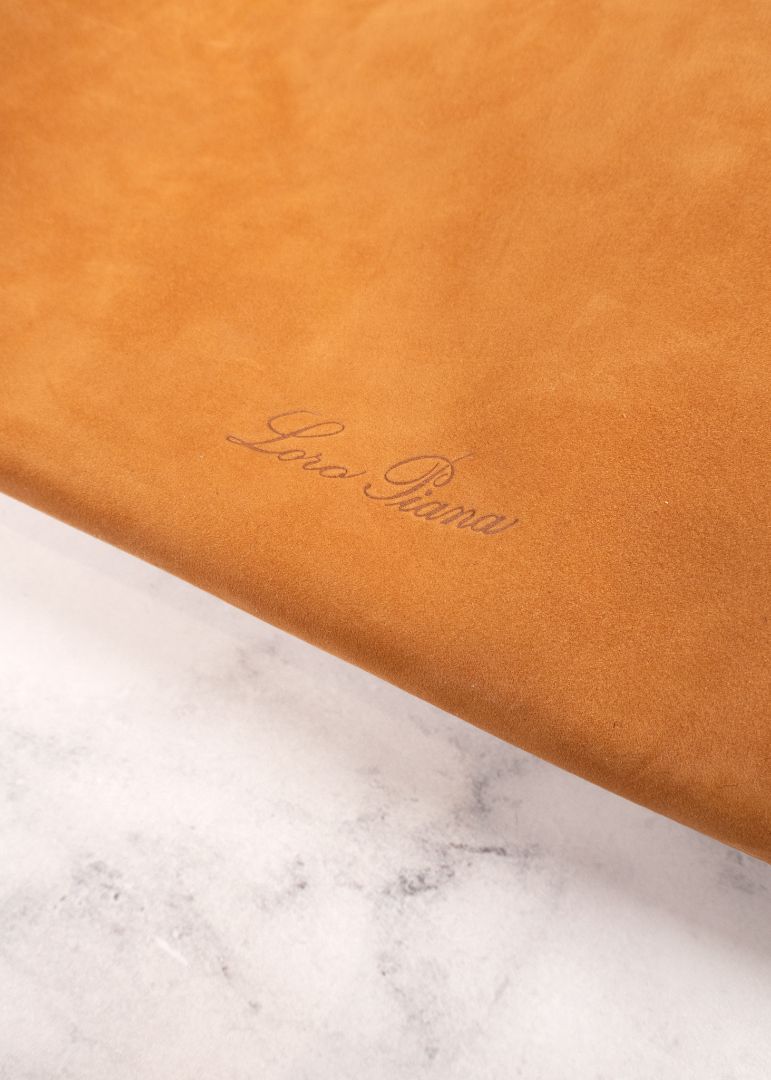 Loro Piana Light Brown Suede Hobo Bag