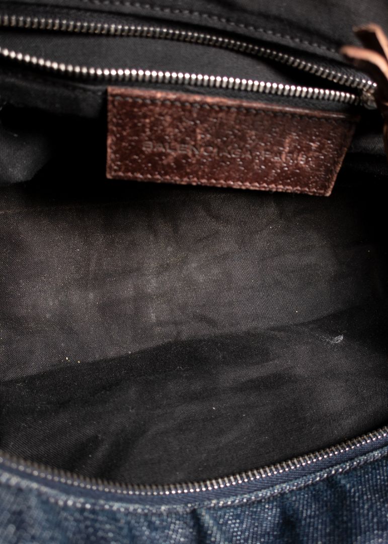 Vintage Balenciaga Dark Denim City Bag