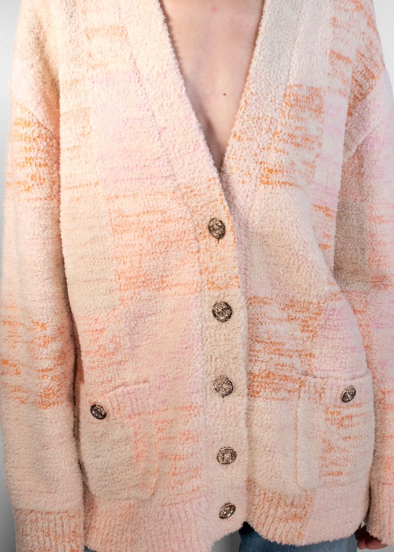 Chanel Cardigan With CC Hammered Buttons