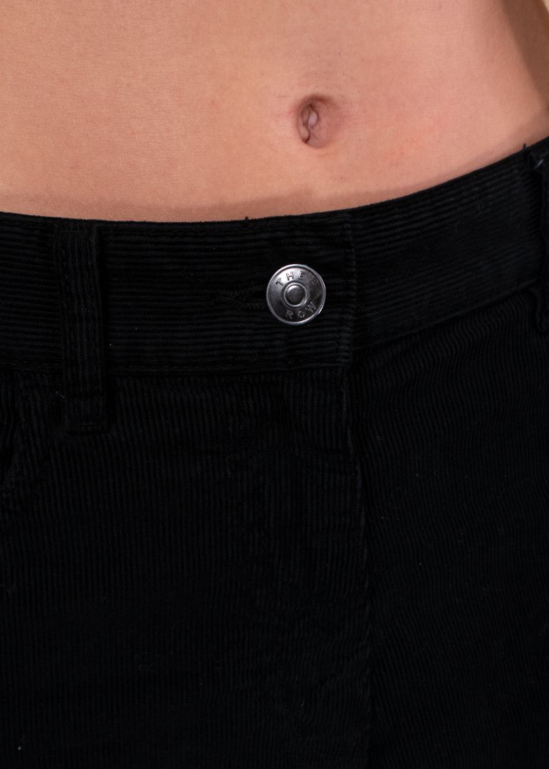 The Row Black Corduroy Pants