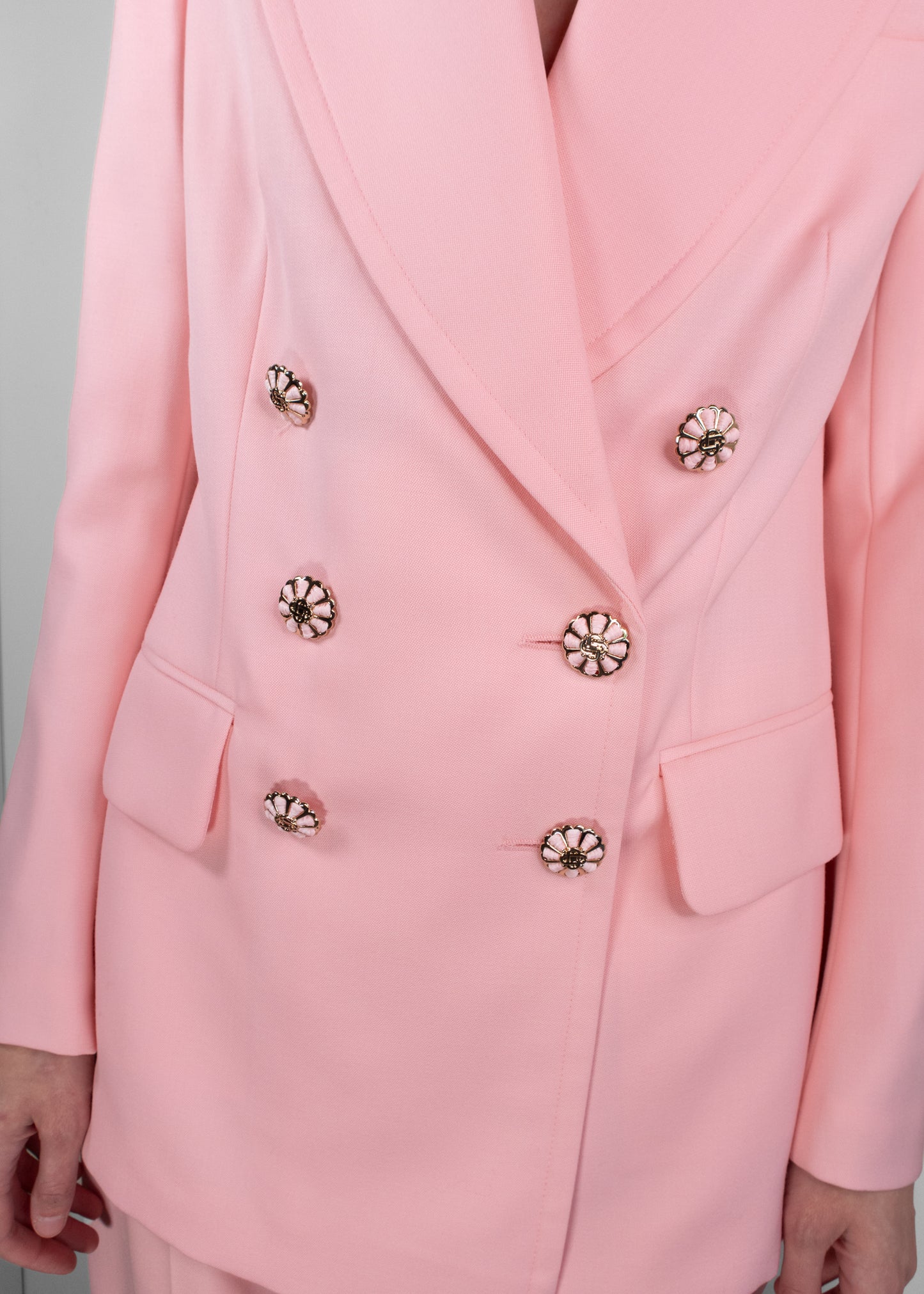 Casablanca Light Pink Blazer Set