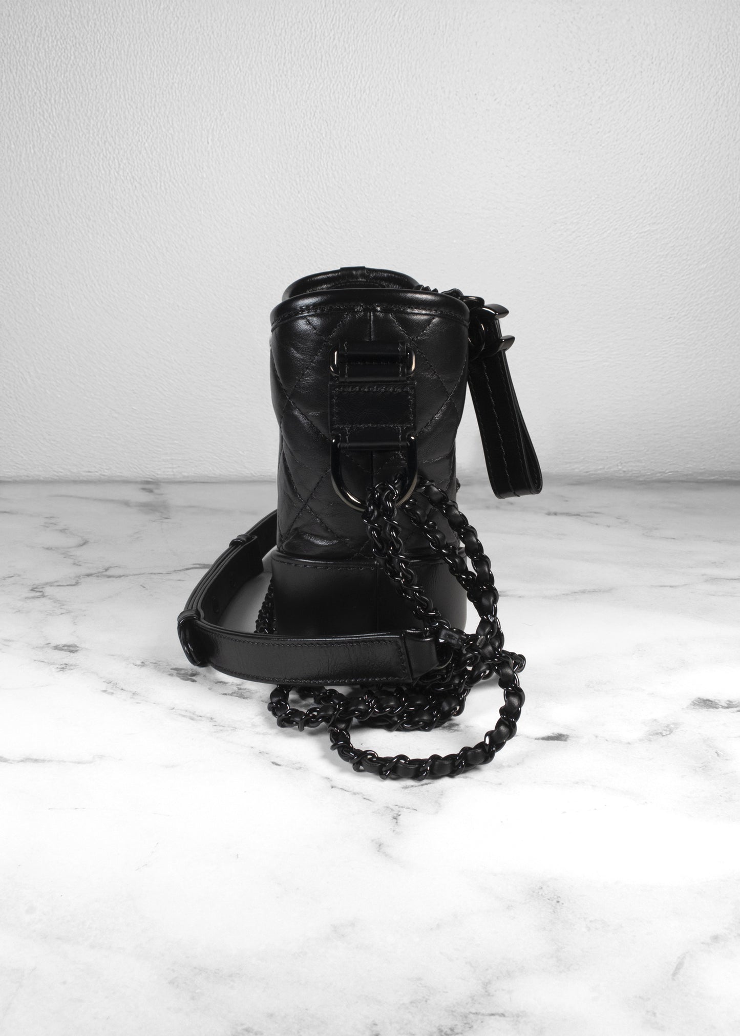 Chanel Aged Calfskin Quilted Small Gabrielle Hobo
