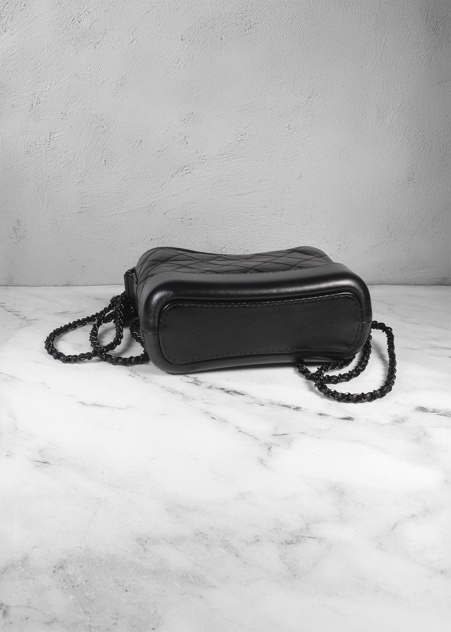 Chanel Aged Calfskin Quilted Small Gabrielle Hobo