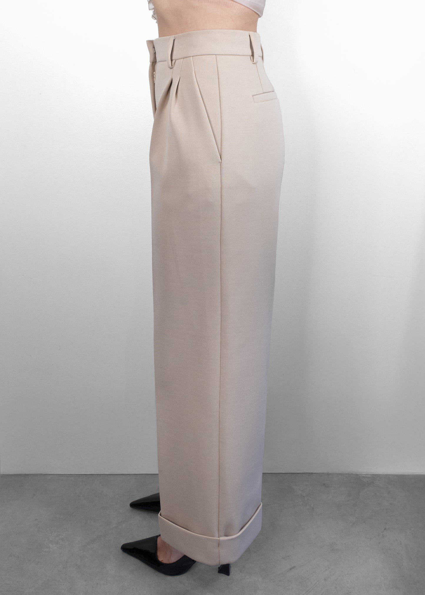 Fendi Cuffed Chino Pants