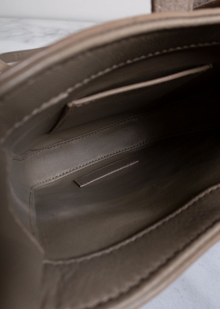 YSL Taupe Cross Body Le 5 à 7 Mini Bag