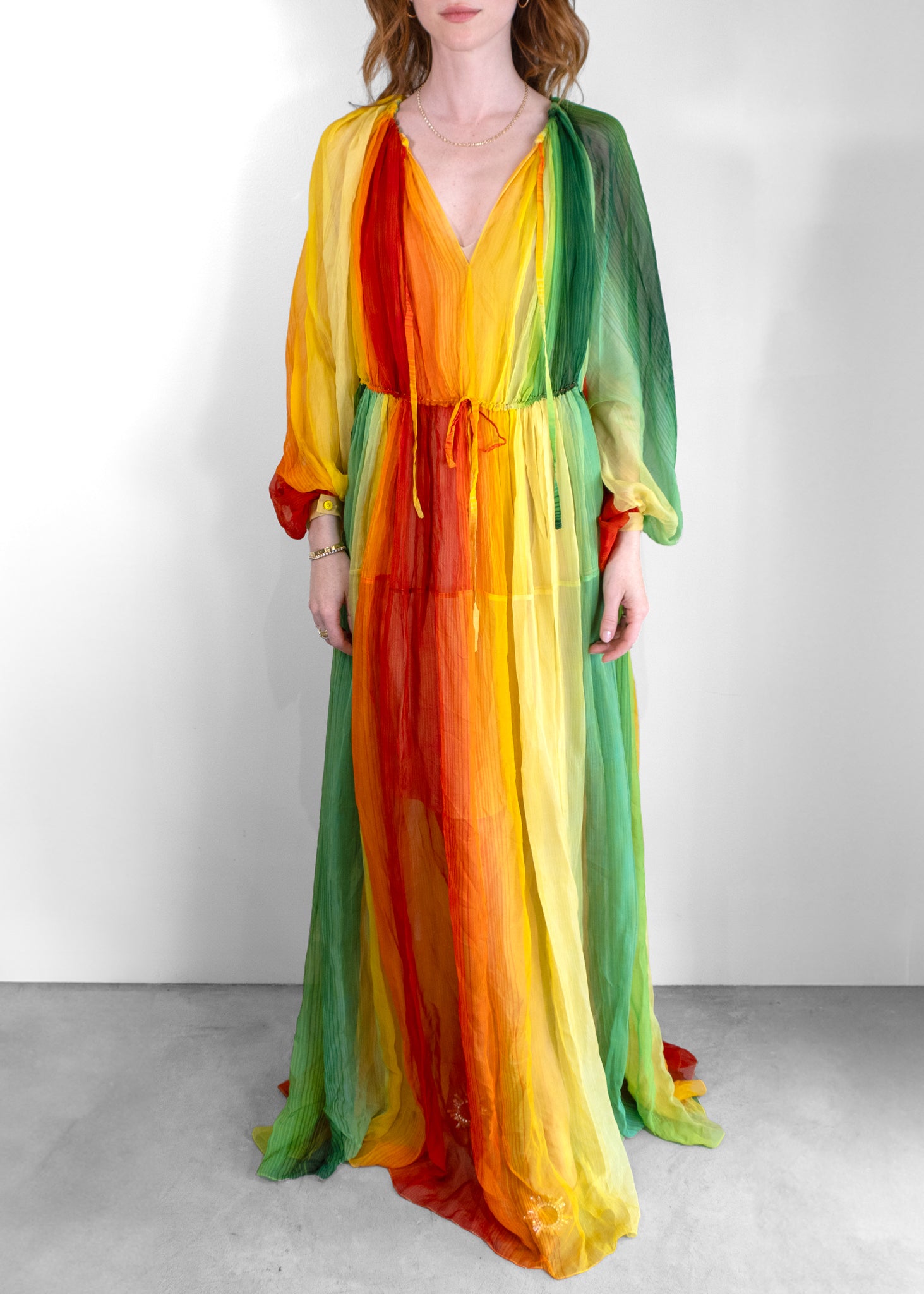oscar de la renta chiffon dress *VIRTUAL TRUNK SHOW* Oscar de la Renta Off Shoulder Draped Silk Chiffon Gown