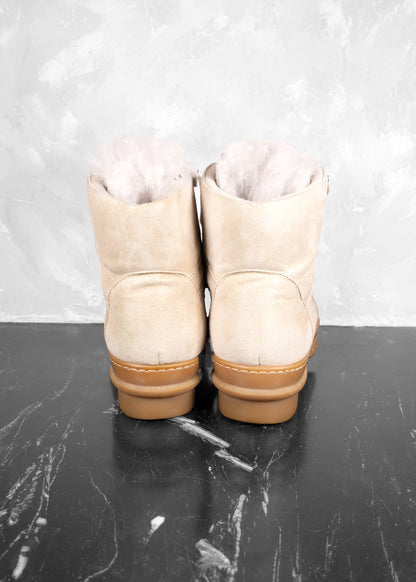 Brunello Cucinelli Suede Shearling Boots