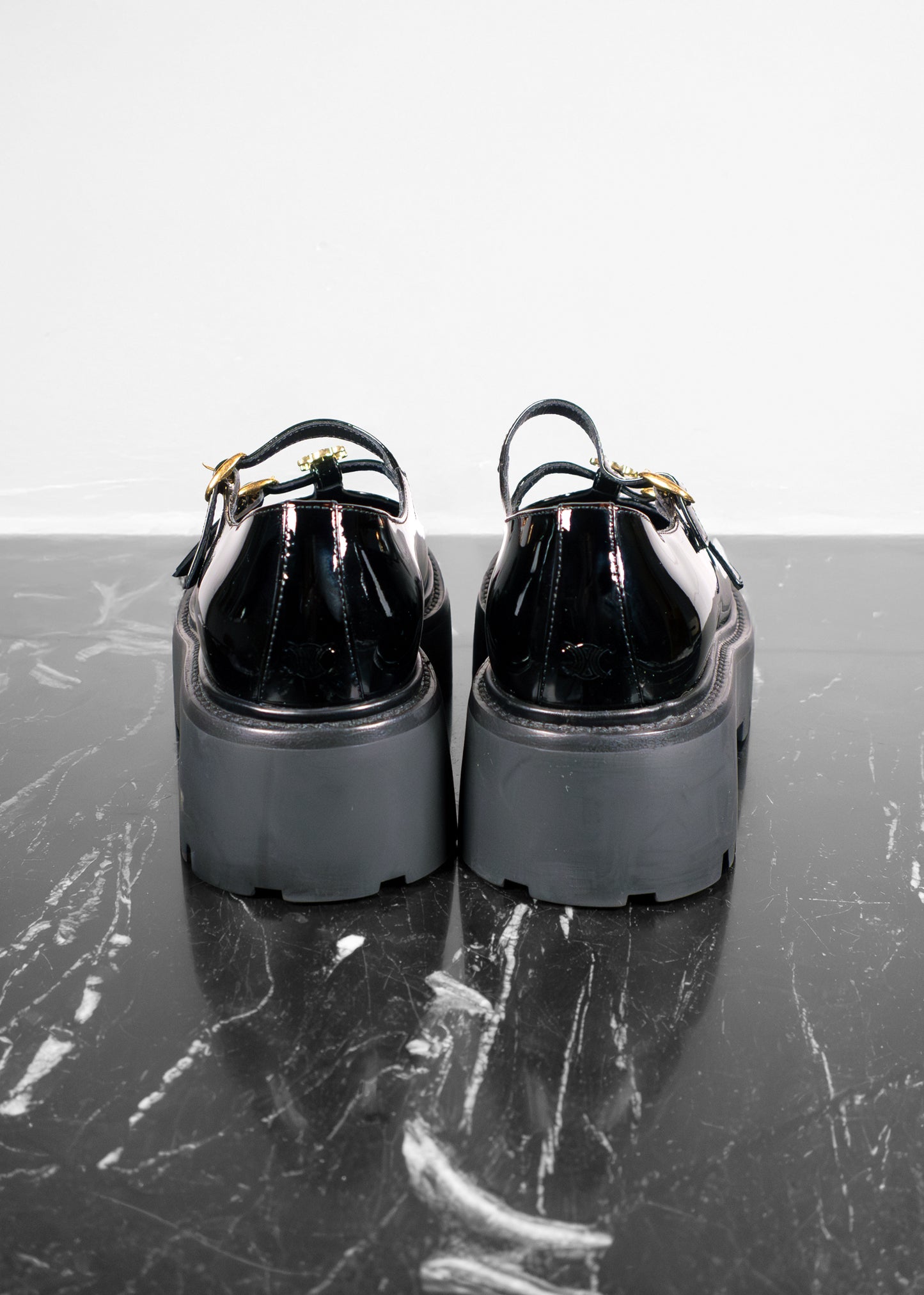 Celine Patent Leather Oxfords