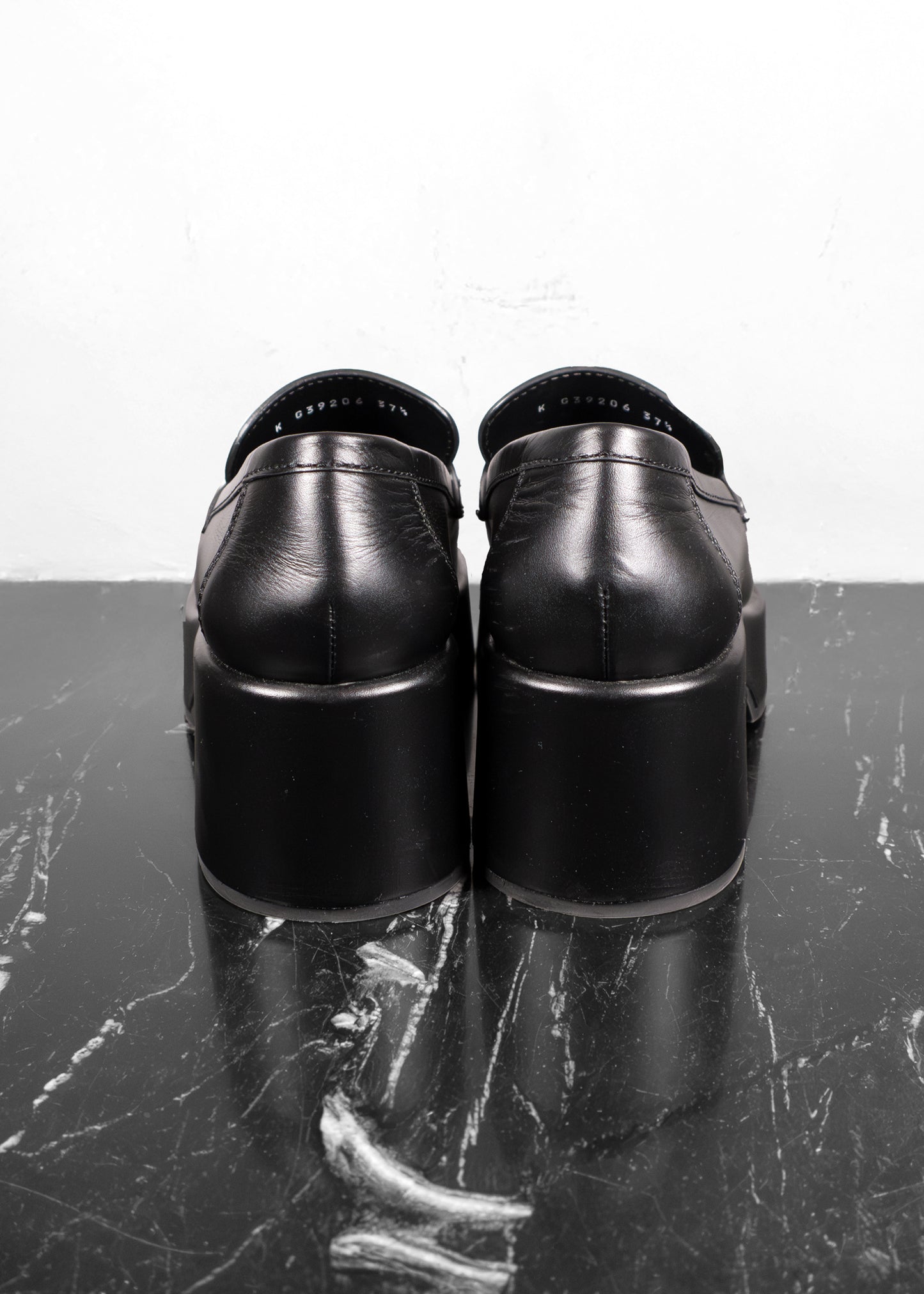 Chanel Calfskin CC Platform Loafers