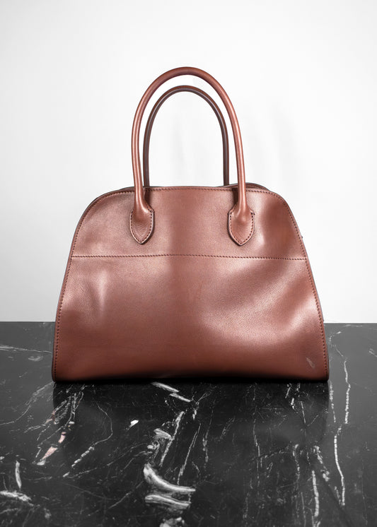 The Row Polished Saddle Calfskin Soft Margaux