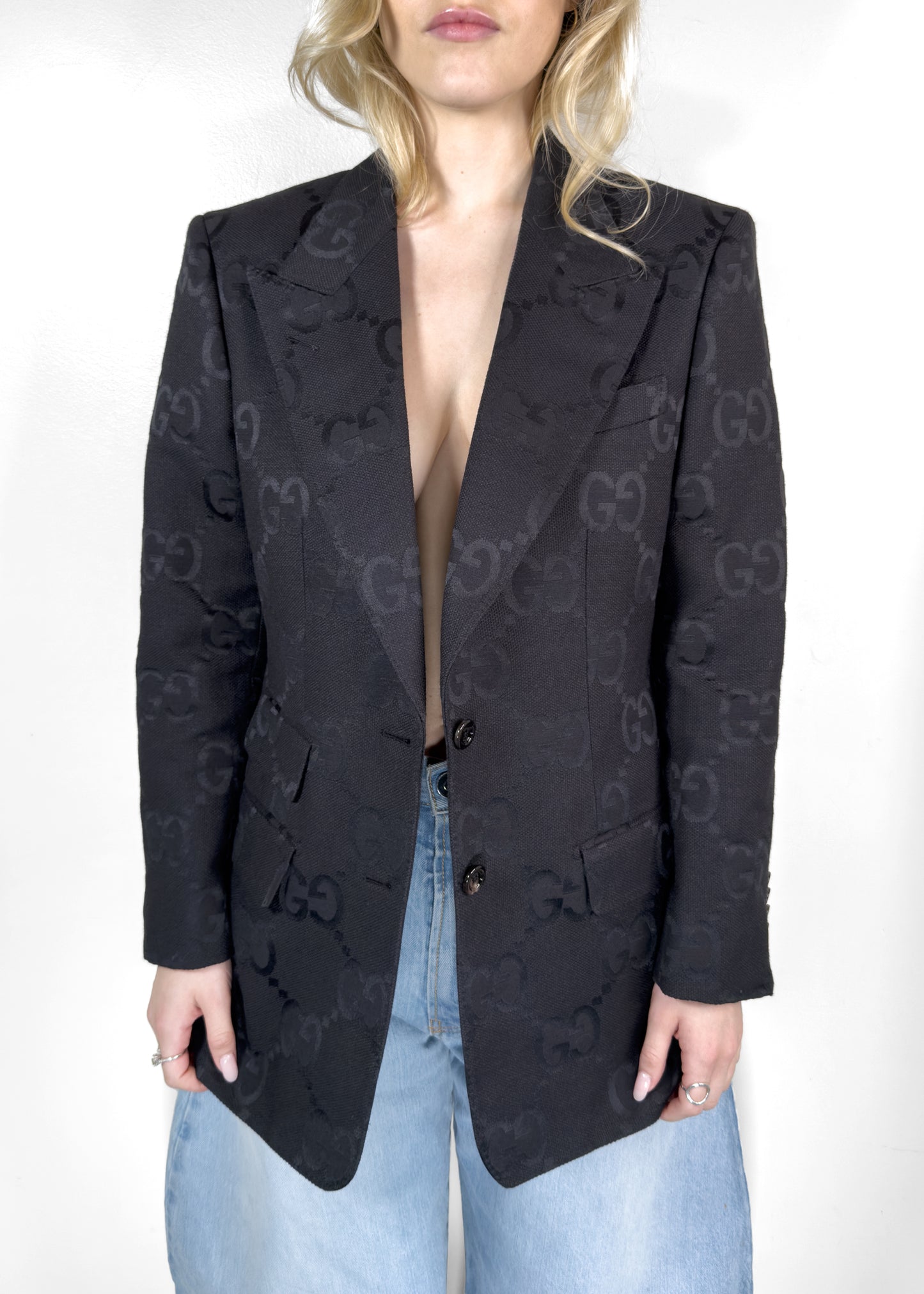 Gucci 2022 Jumbo GG Blazer