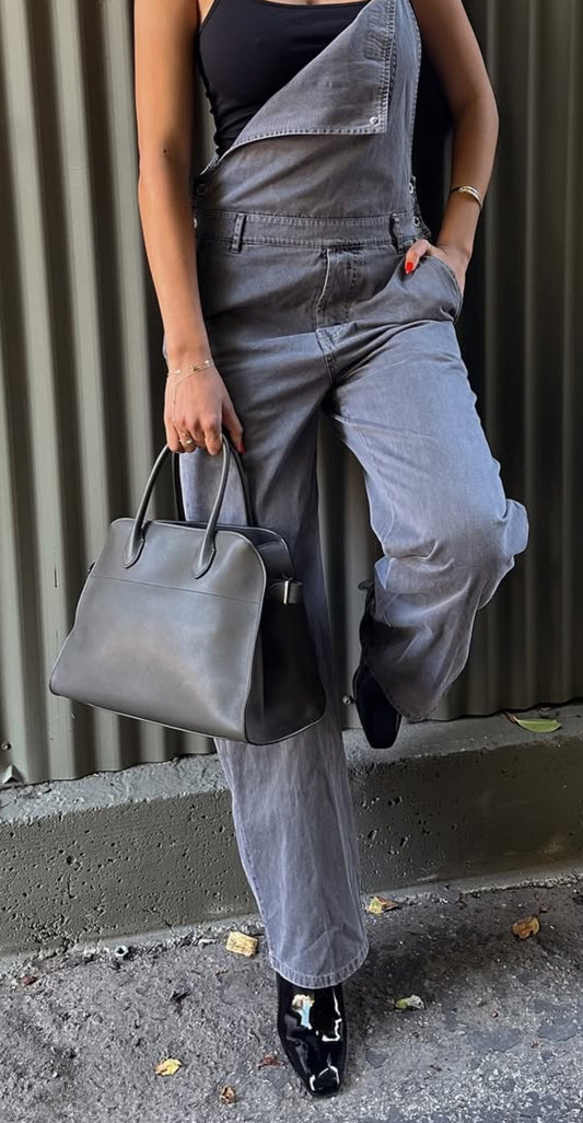The Row Soft Margaux 12 Tote in Saddle Leather