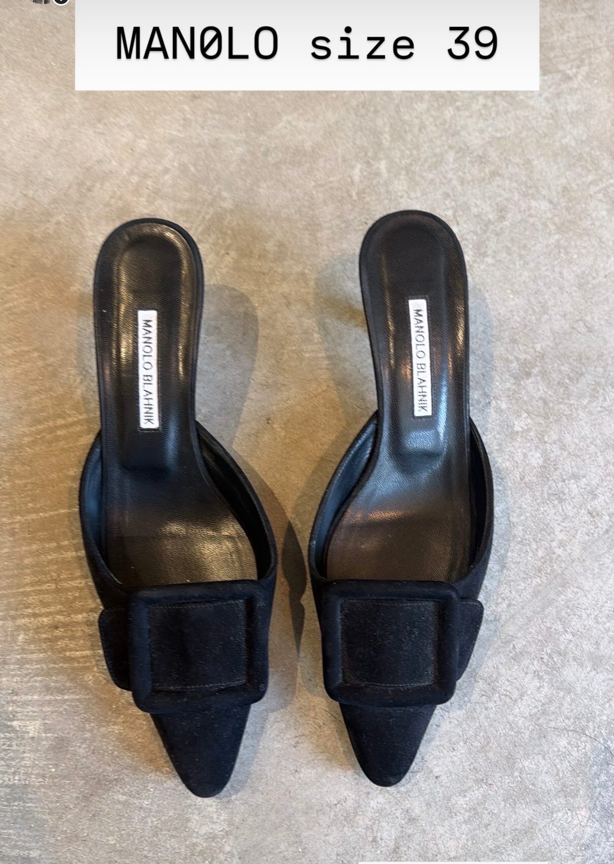 Manolo Blahnik mules