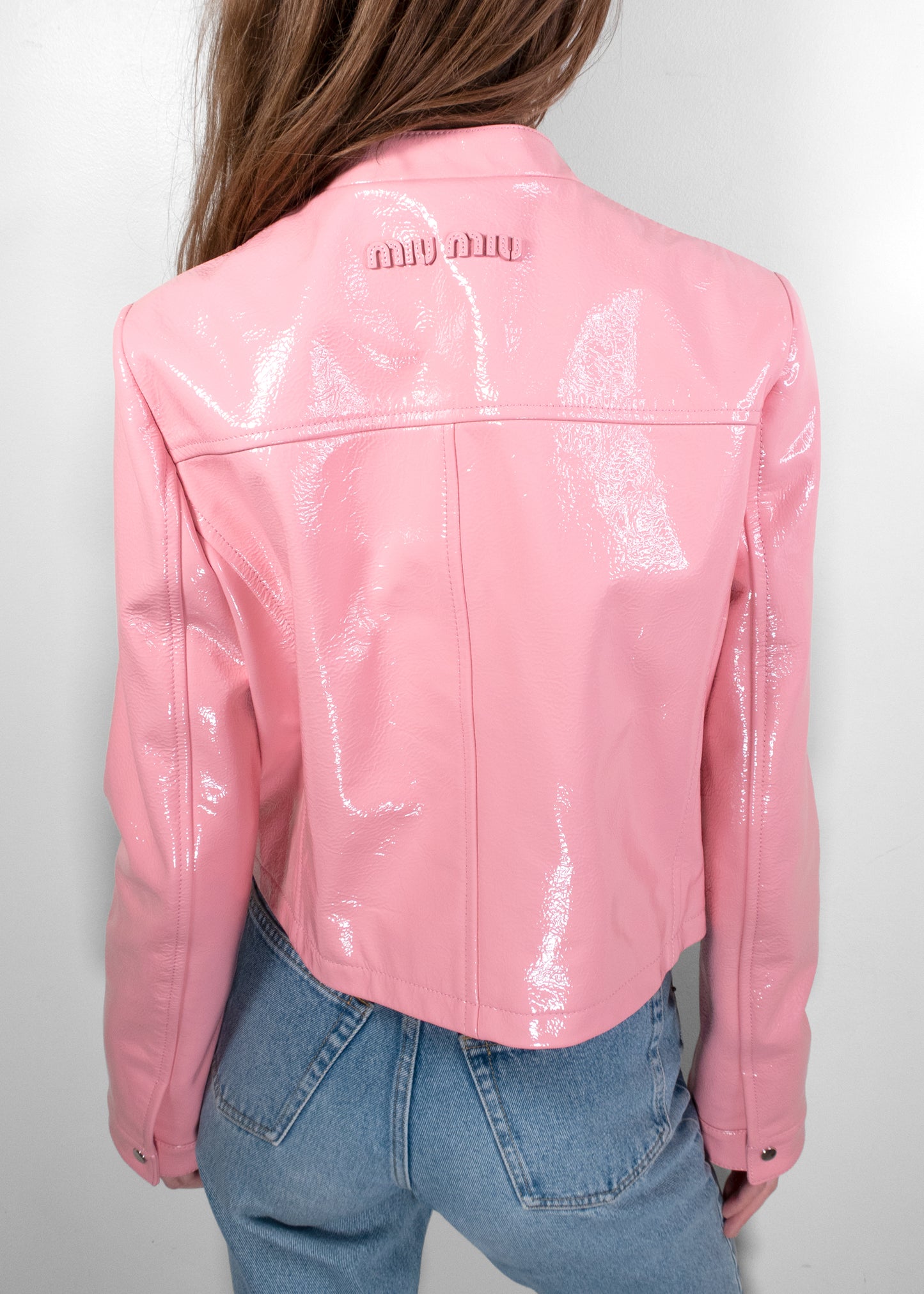 Miu Miu Pink Naplak Jacket