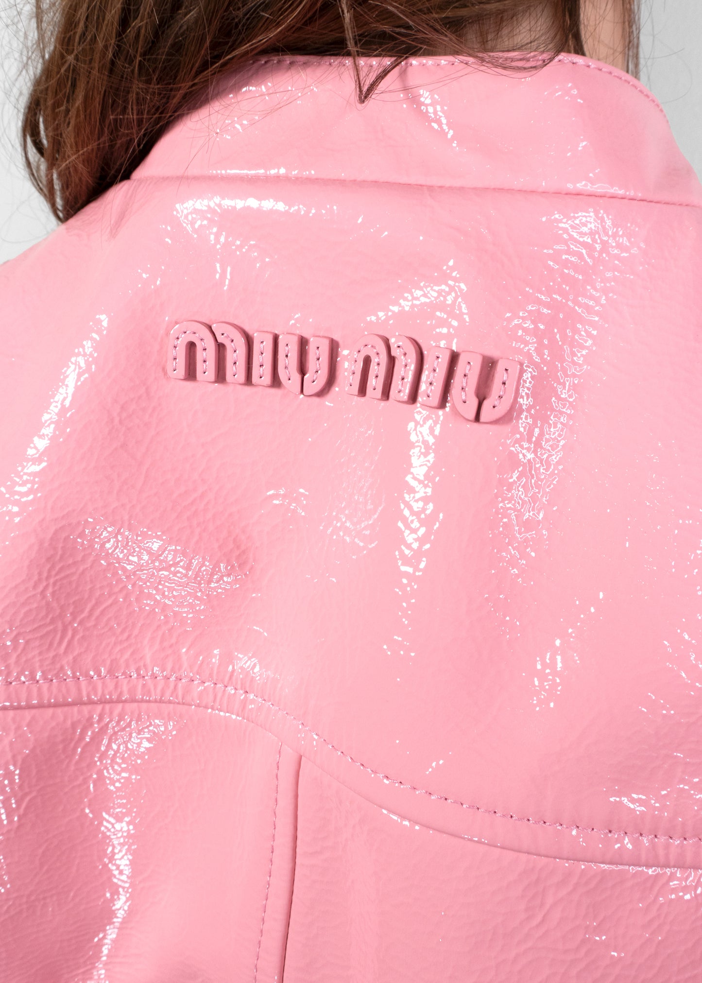 Miu Miu Pink Naplak Jacket