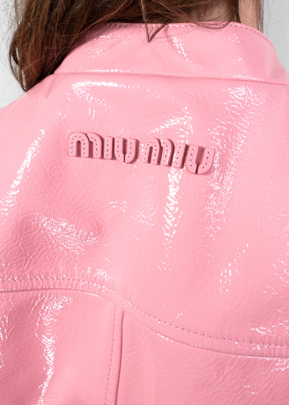 Miu Miu Pink Naplak Jacket