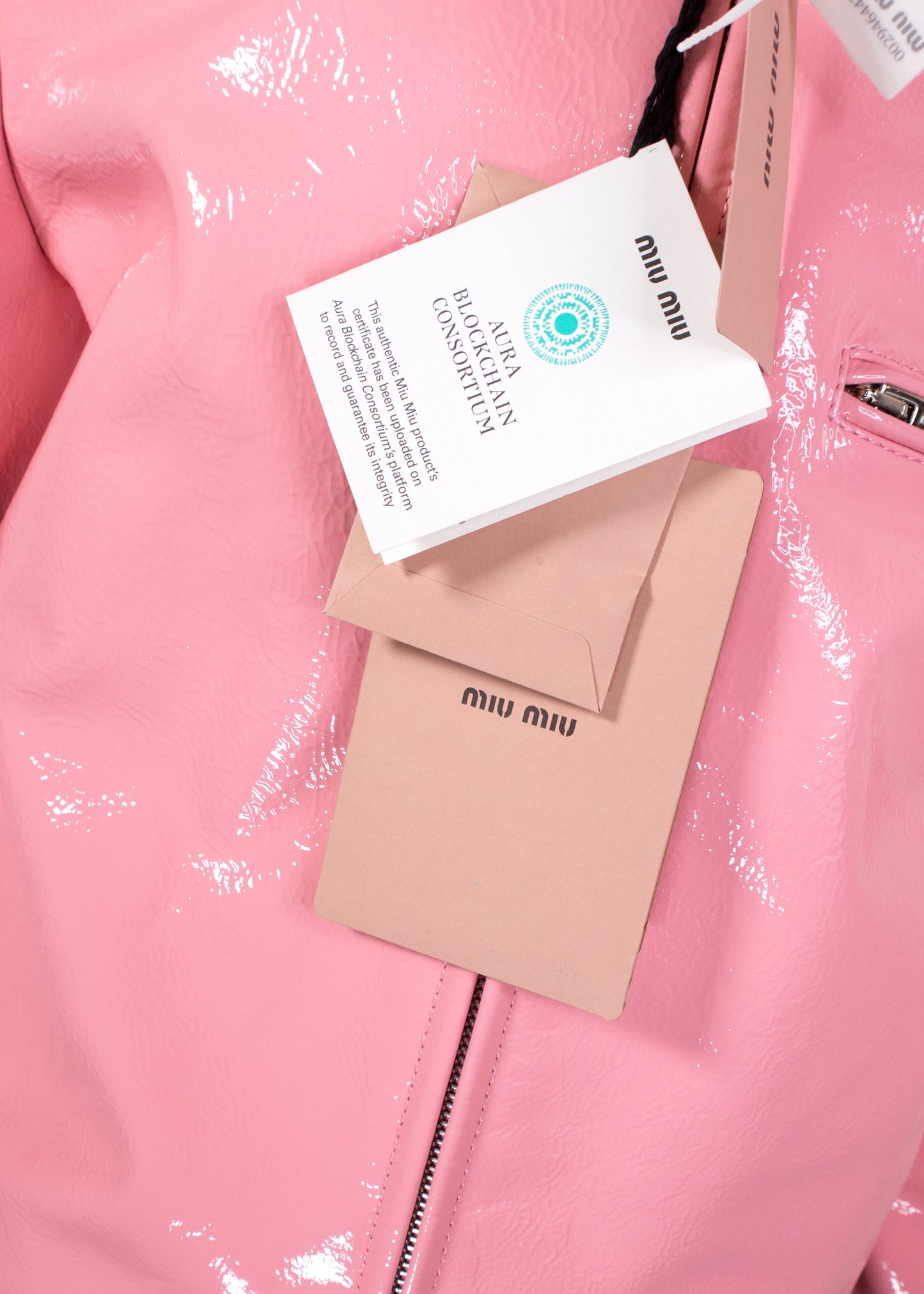 Miu Miu Pink Naplak Jacket
