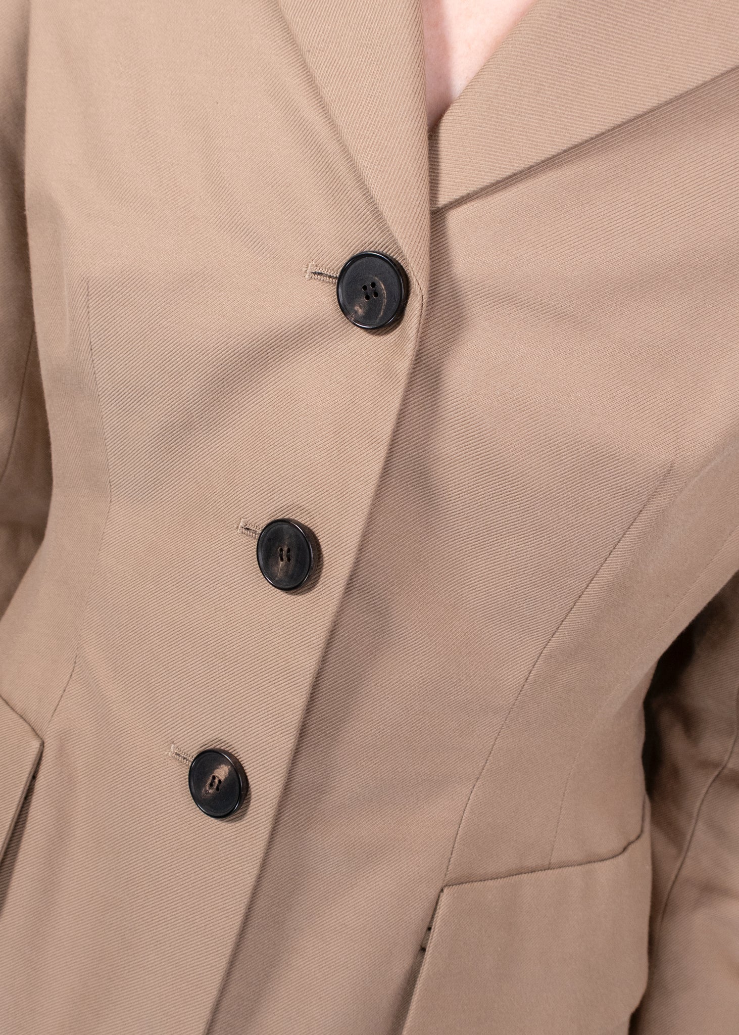 Christian Dior Beige Cotton Blazer – Fashion Full Circle