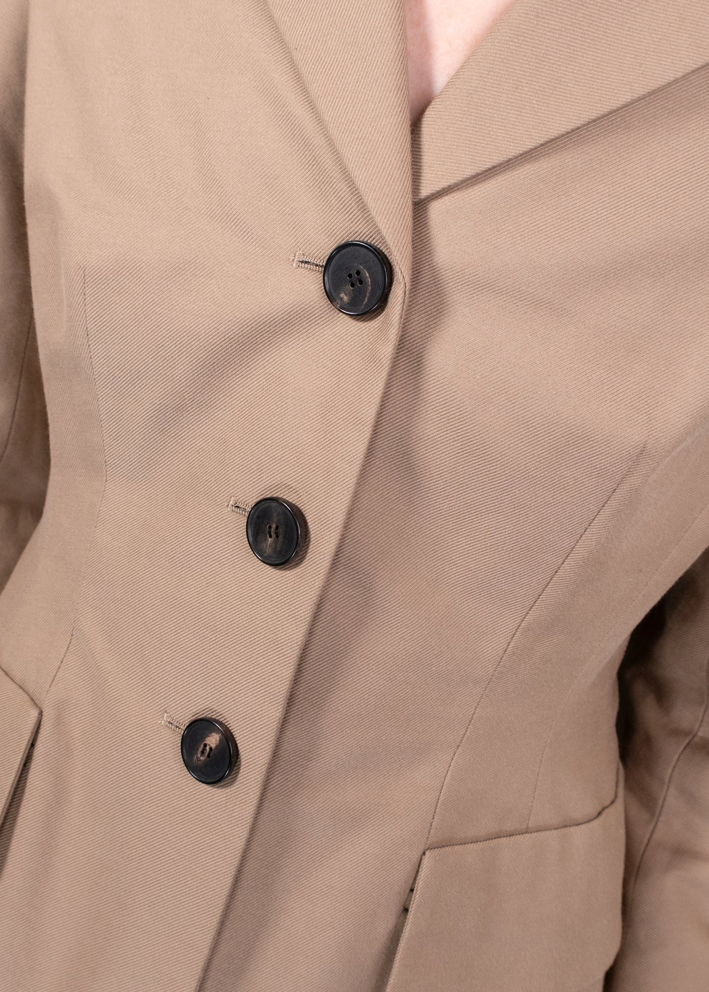 Christian Dior Beige Cotton Blazer