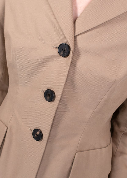 Christian Dior Beige Cotton Blazer