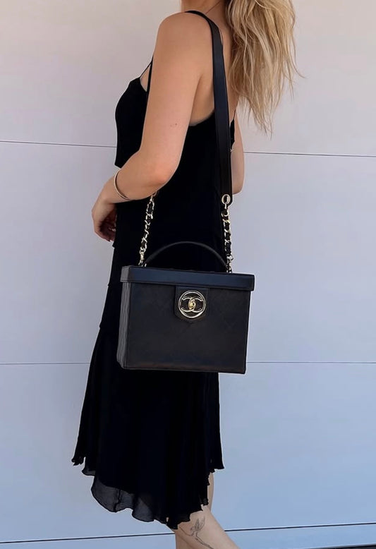 Chanel Vintage Quilted Vanity bag