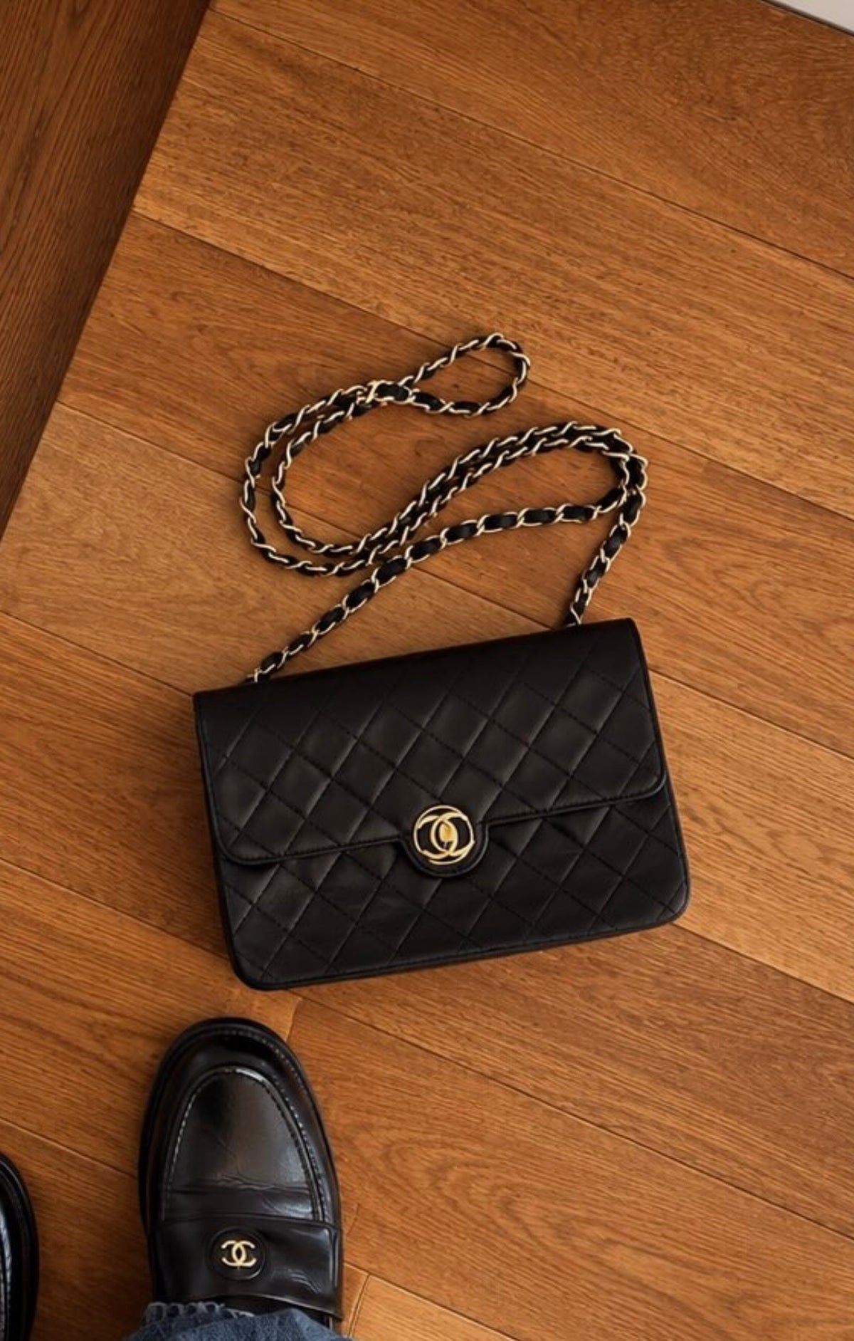 Vintage Chanel Lambskin Flap Bag
