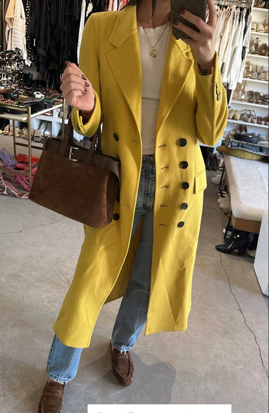 Burberry Cashmere Double Breasted Coat