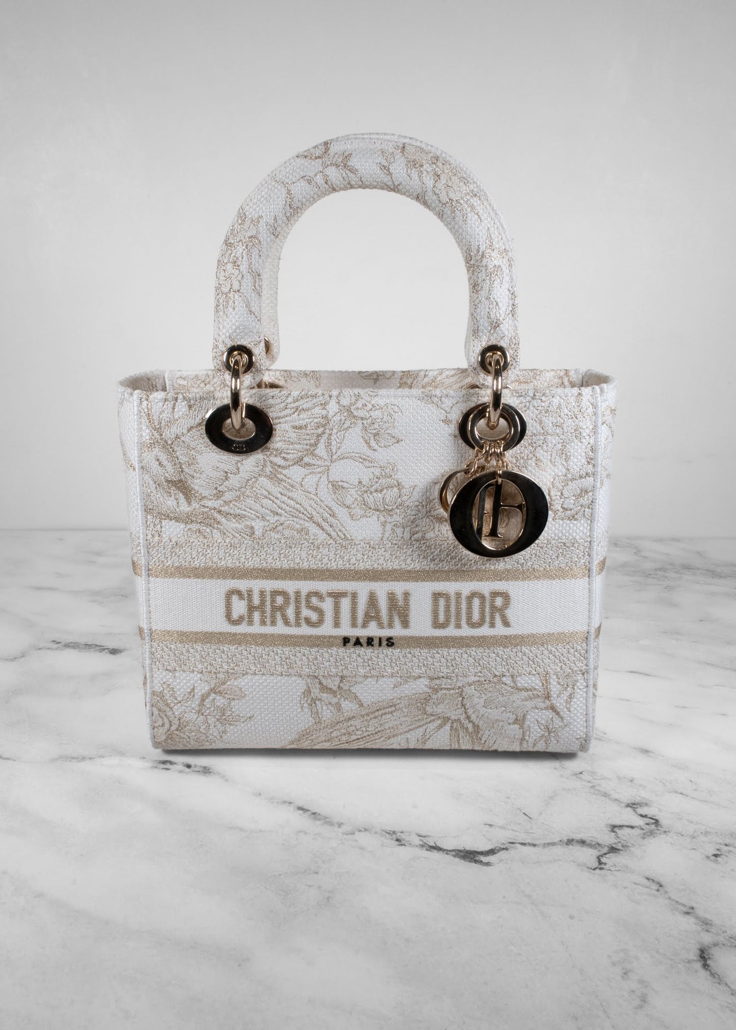 Dior White Lady D-lite Handbag
