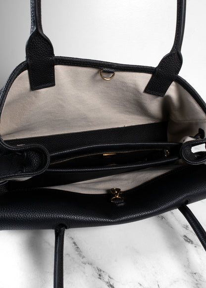 Chanel Neo Executive Caviar Leather Tote Shoulder Bag