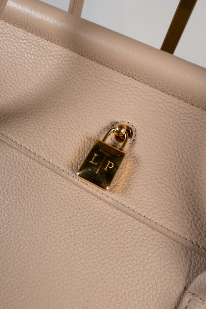 Loro Piana Extra Pocket L 27 Leather Top Handle Bag