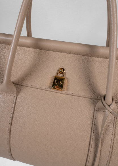 Loro Piana Extra Pocket L 27 Leather Top Handle Bag