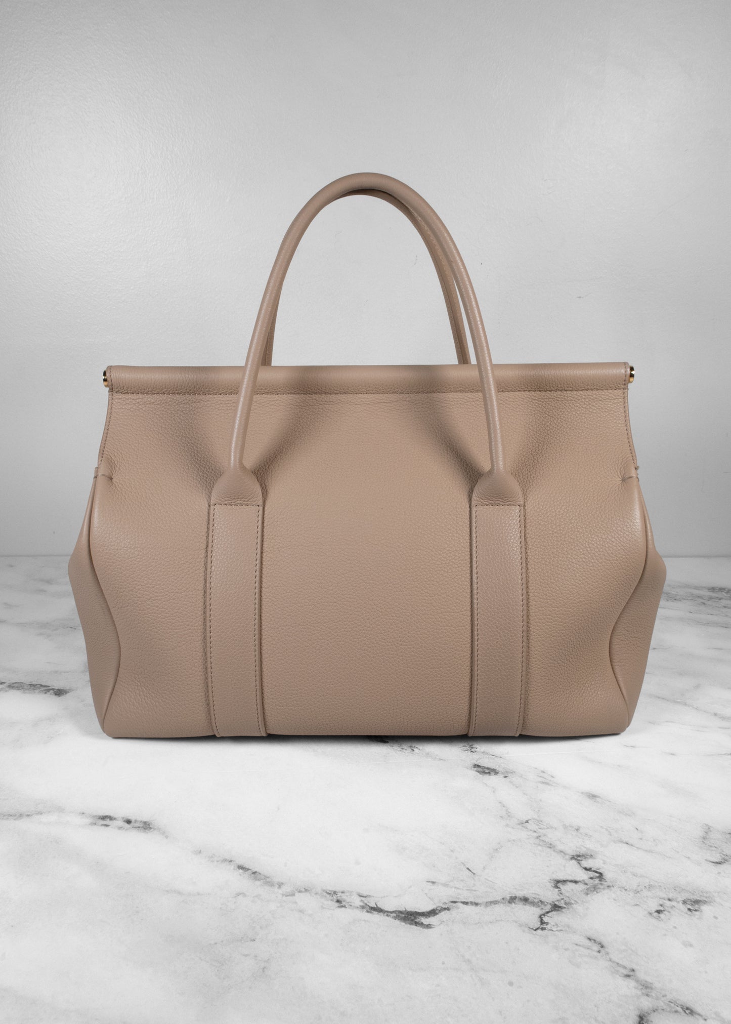 Loro Piana Extra Pocket L 27 Leather Top Handle Bag