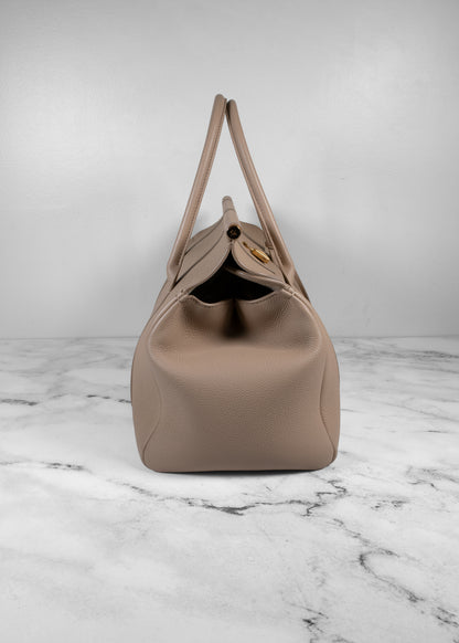 Loro Piana Extra Pocket L 27 Leather Top Handle Bag