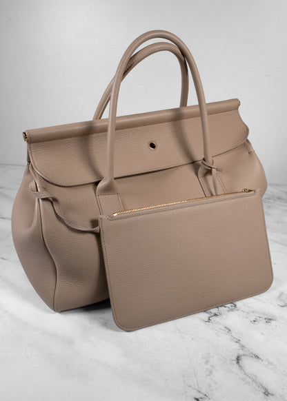 Loro Piana Extra Pocket L 27 Leather Top Handle Bag