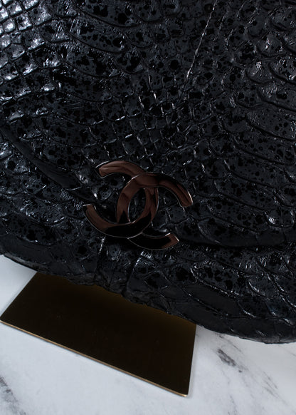 Chanel Python Medium Just Mademoiselle Shoulder Bag