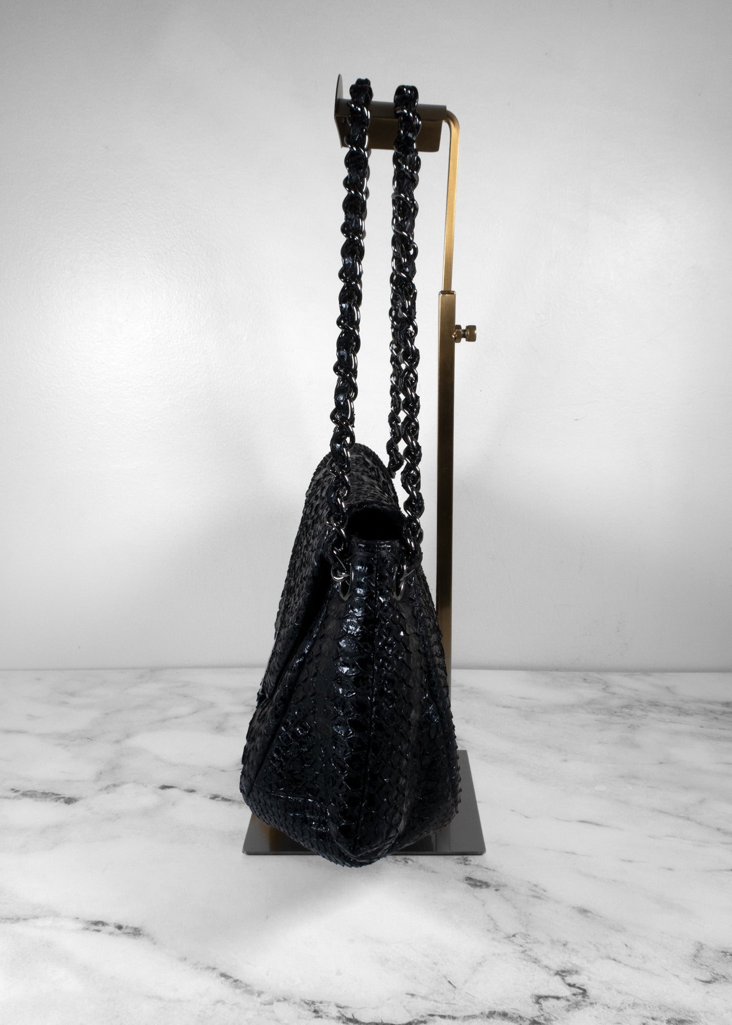 Chanel Python Medium Just Mademoiselle Shoulder Bag