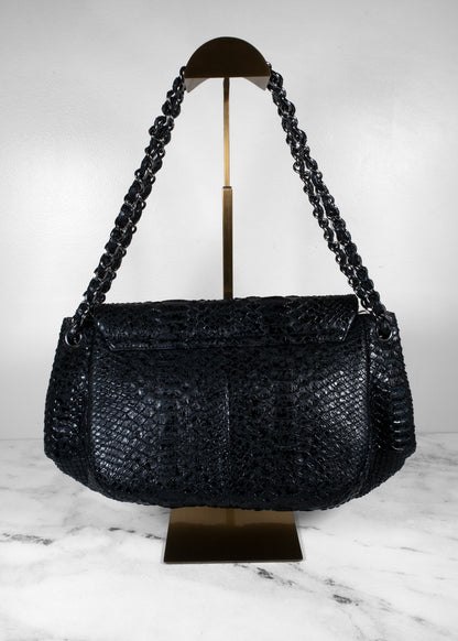 Chanel Python Medium Just Mademoiselle Shoulder Bag