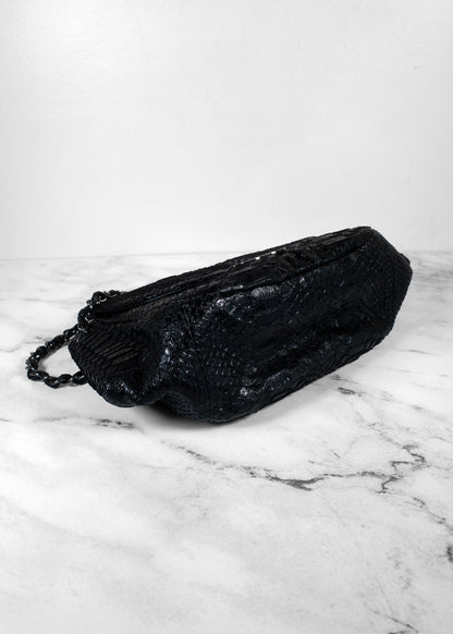Chanel Python Medium Just Mademoiselle Shoulder Bag