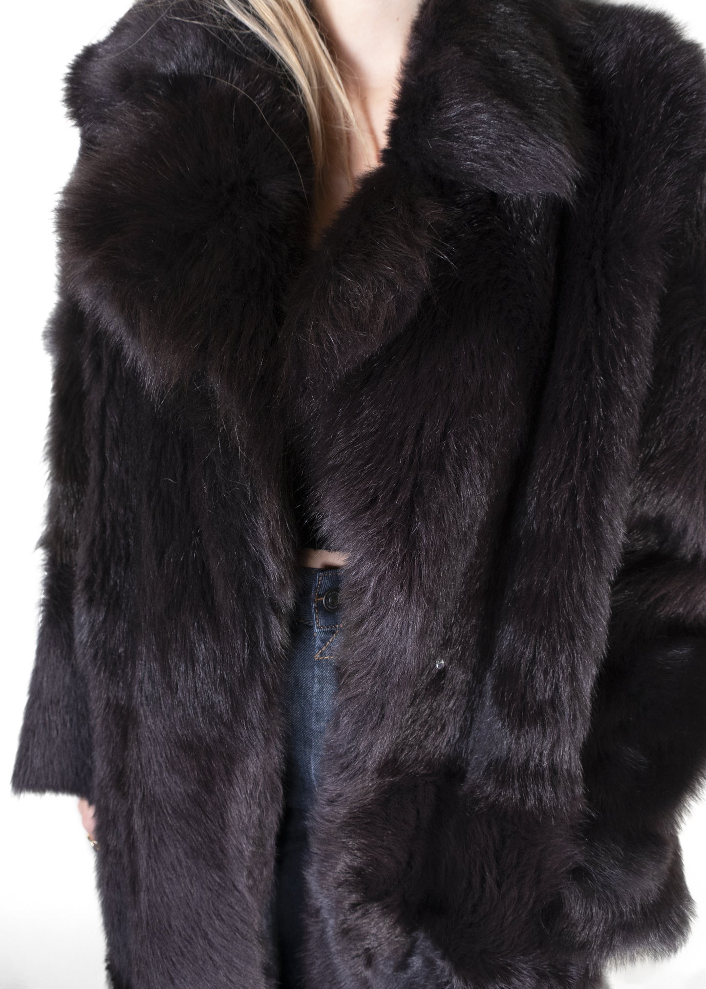 Nour Hammour Evita Shearling Coat