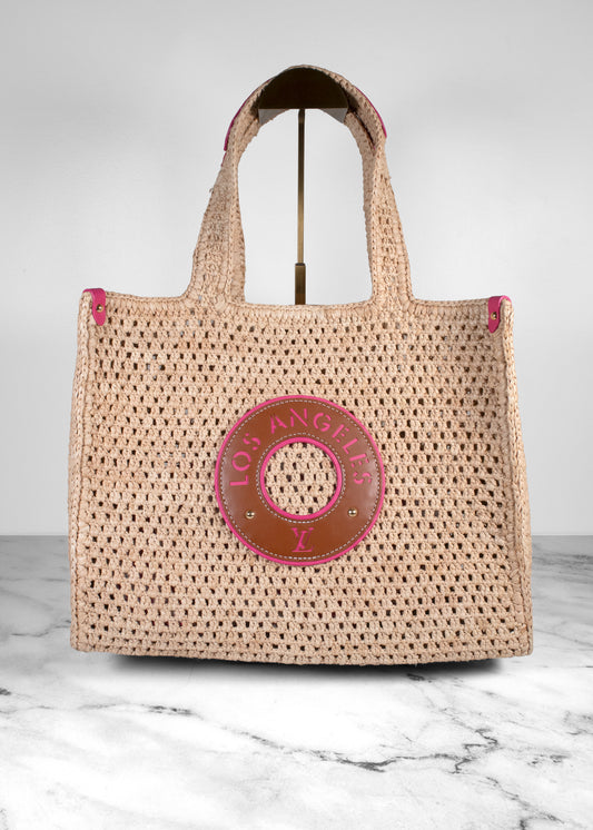 Louis Vuitton Resort Raffia Cabas Tote Los Angeles Limited Edition