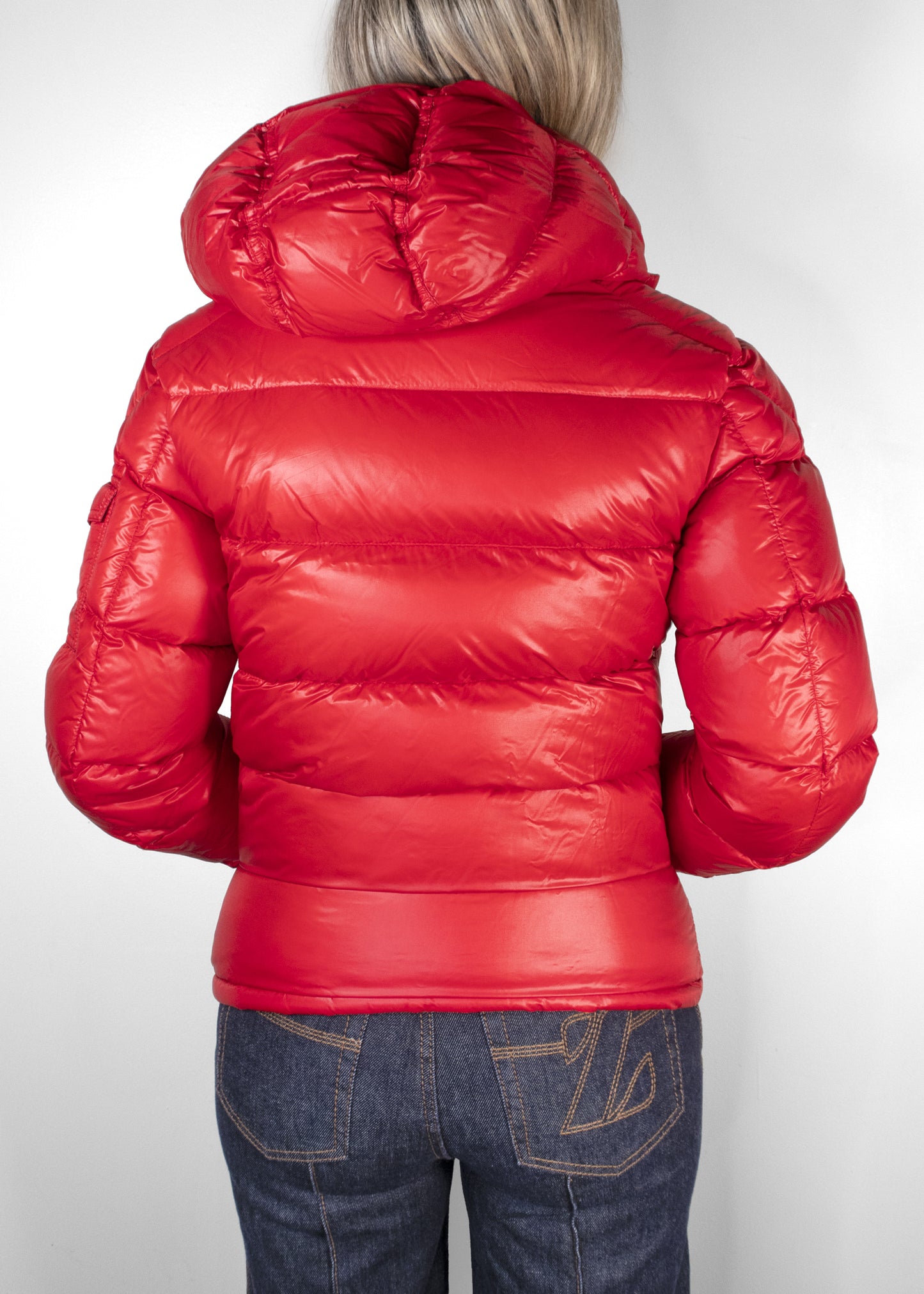 Moncler Maire Hooded Short Down Jacket