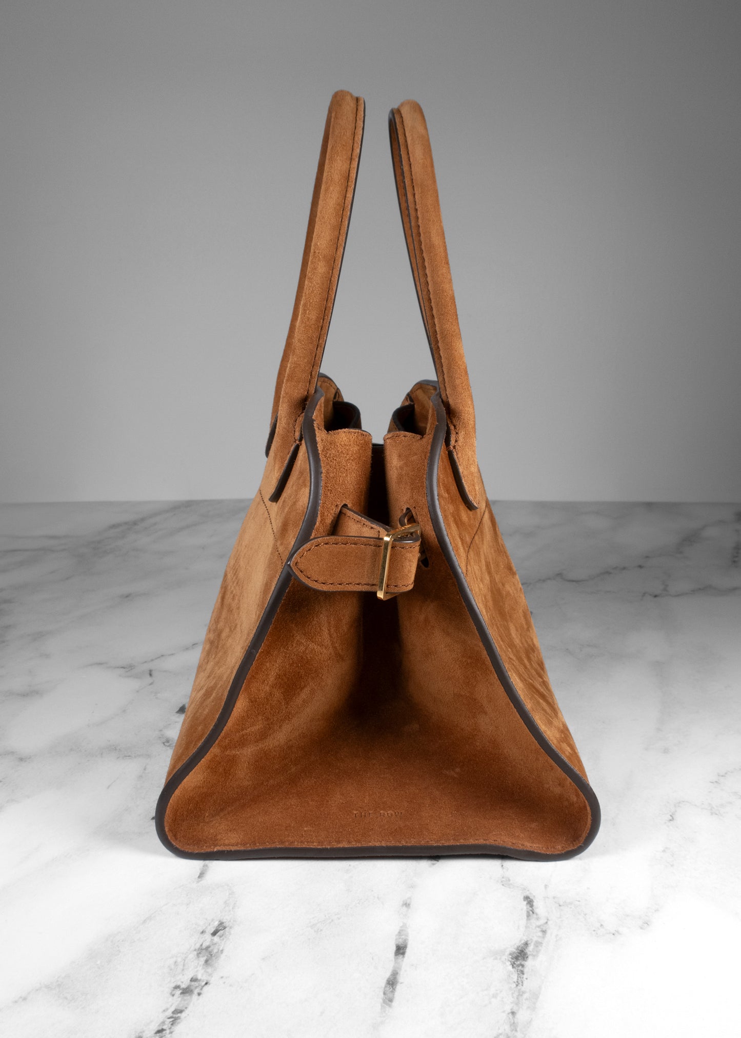 The Row Margaux 10 Cuir Suede Top Handle Bag
