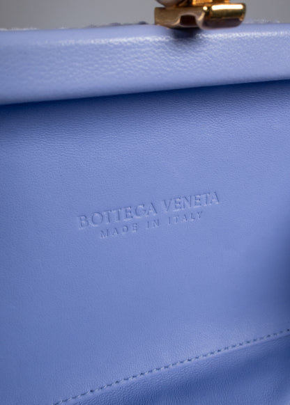 Bottega Veneta Lavender Chenille Intrecciato Knot Clutch