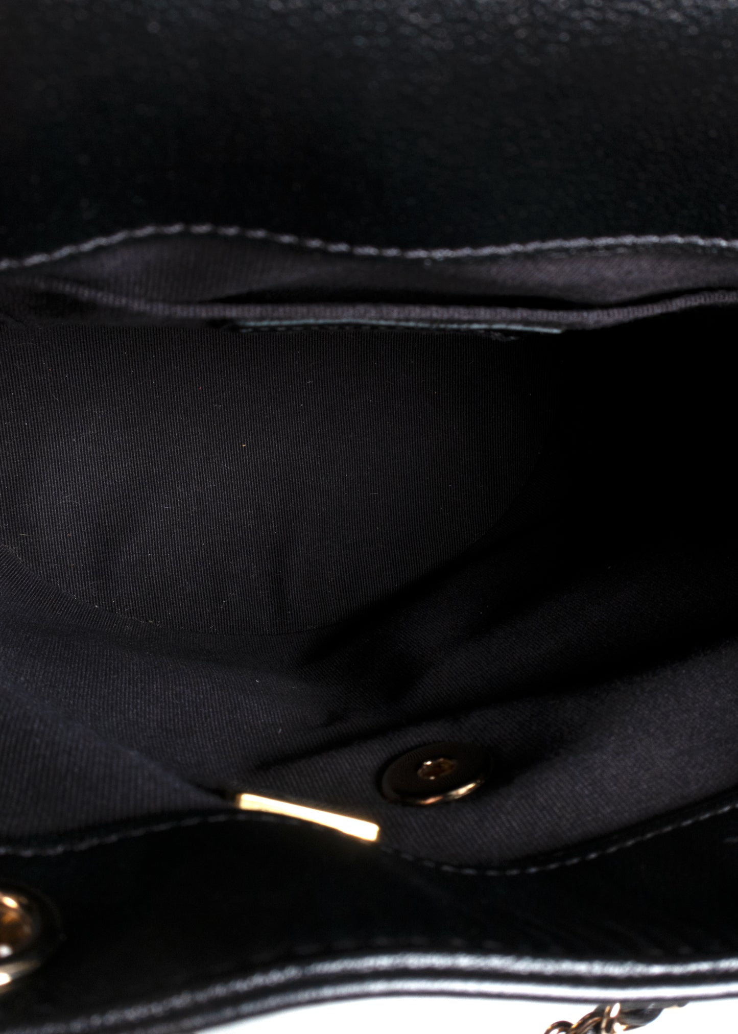 Chanel Black Grained Caviar Leather Duma Dual Pocket Backpack