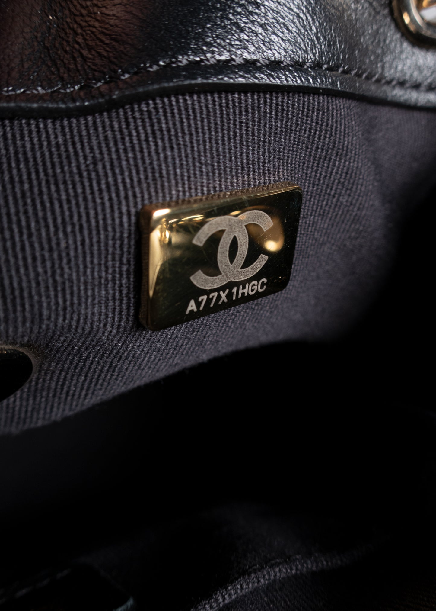 Chanel Black Grained Caviar Leather Duma Dual Pocket Backpack