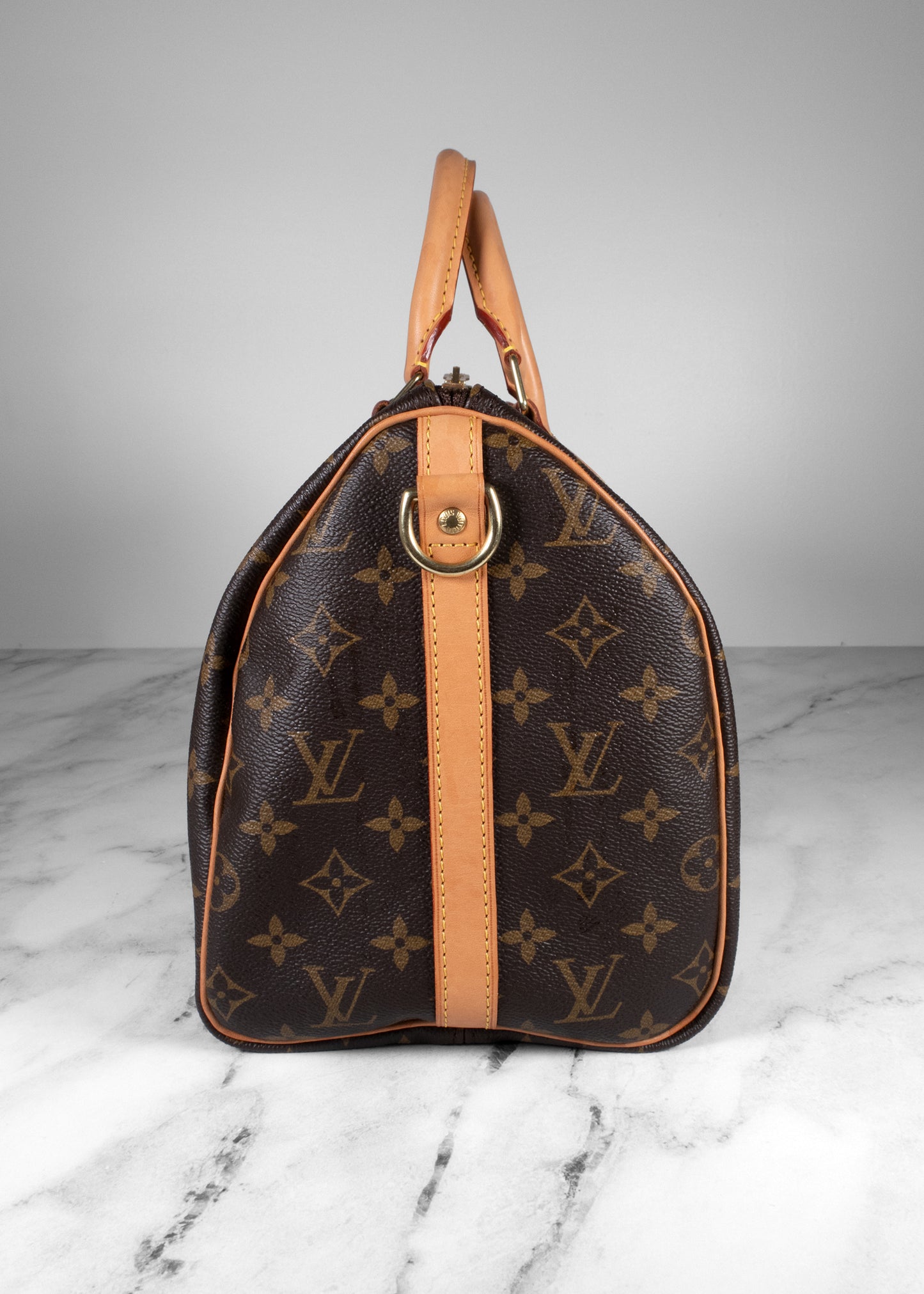 Louis Vuitton Love Locks Monogram Speedy Bandouliere 30 Brown