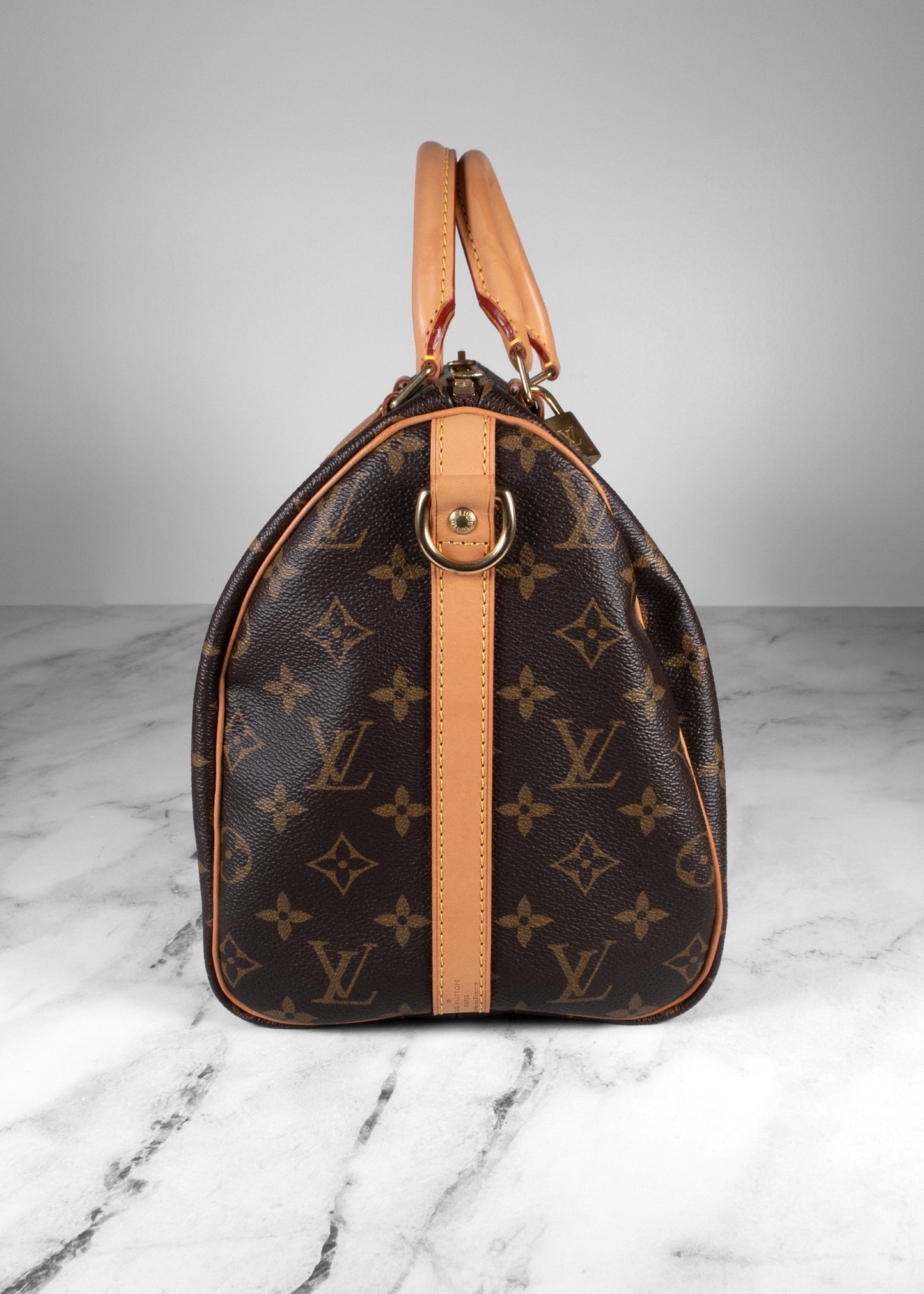 Louis Vuitton Love Locks Monogram Speedy Bandouliere 30 Brown