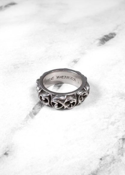 Chrome Hearts Eternity Vine Band Ring 925 Sterling Silver
