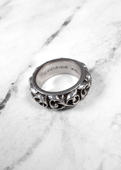 Chrome Hearts Eternity Vine Band Ring 925 Sterling Silver