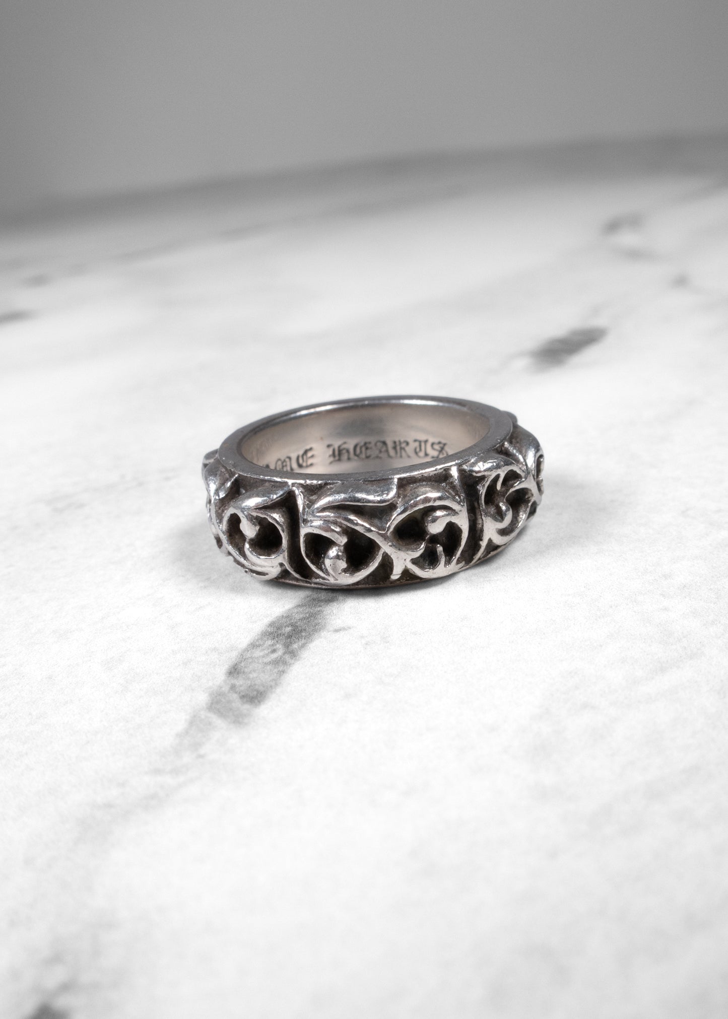 Chrome Hearts Eternity Vine Band Ring 925 Sterling Silver